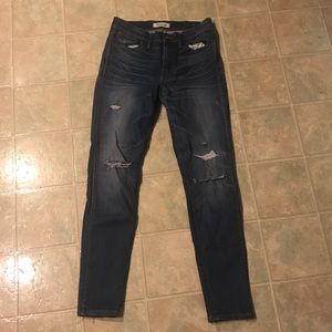 Madewell 9in high rise skinny jeans